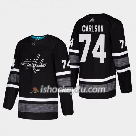 Mænd NHL Washington Capitals Trøje John Carlson 74 Sort 2019 All-Star Adidas Authentic